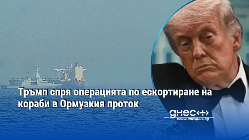 Тръмп спря операцията по ескортиране на кораби в Ормузкия проток