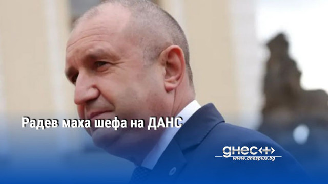 Радев маха шефа на ДАНС