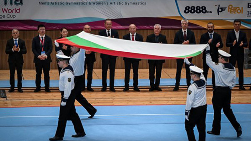Енчо Керязов откри Световната купа по спортна гимнастика във Варна