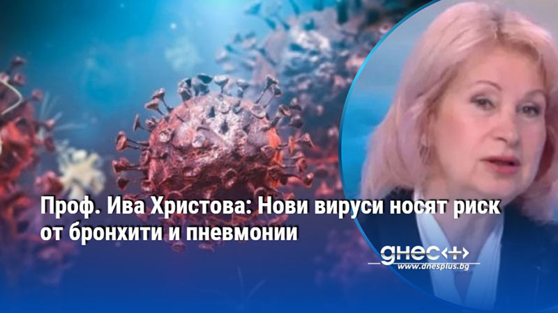 Проф. Ива Христова: Нови вируси носят риск от бронхити и пневмонии