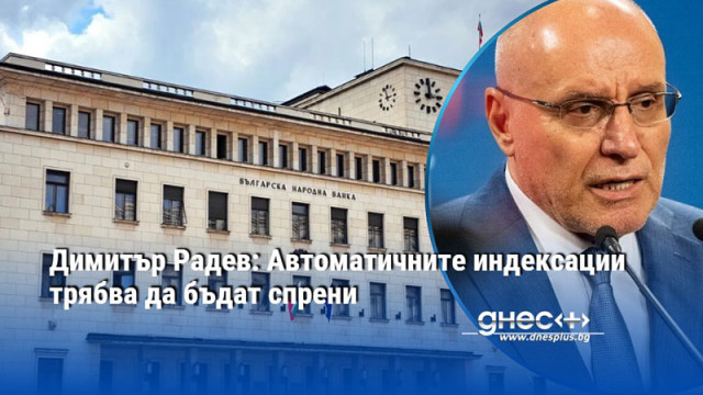 Димитър Радев: Автоматичните индексации трябва да бъдат спрени