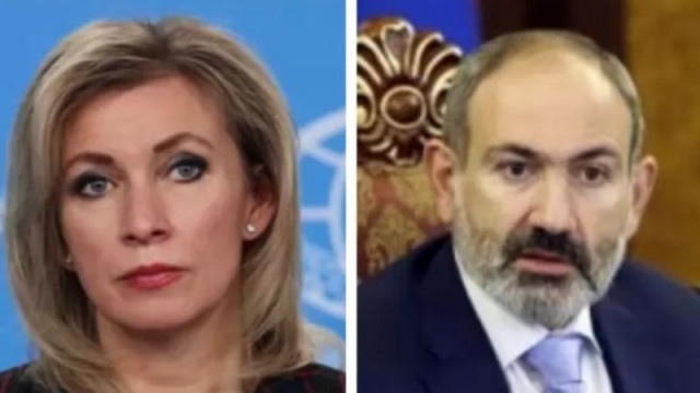 Захарова: След визитата на Макрон и Зеленски „европейските ценности“ вече са на лицето на Пашинян
