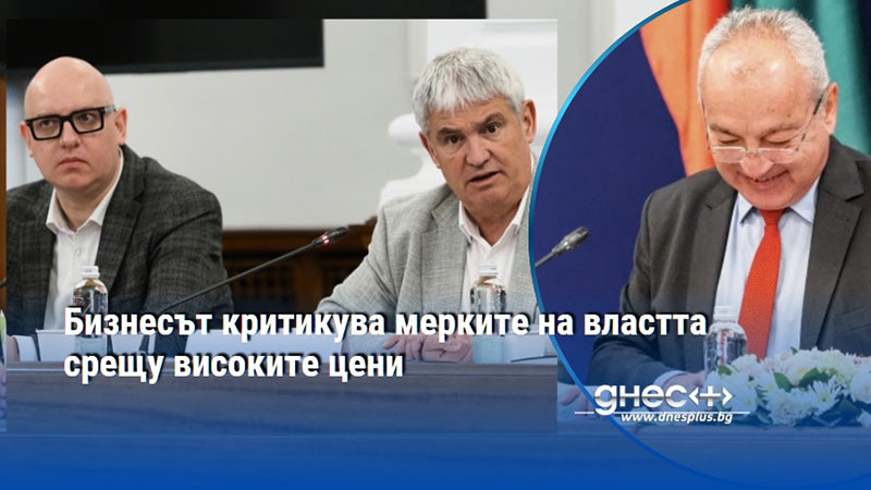 Бизнесът критикува мерките на властта срещу високите цени
