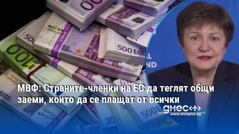МВФ: Страните-членки на ЕС да теглят общи заеми, които да се плащат от всички