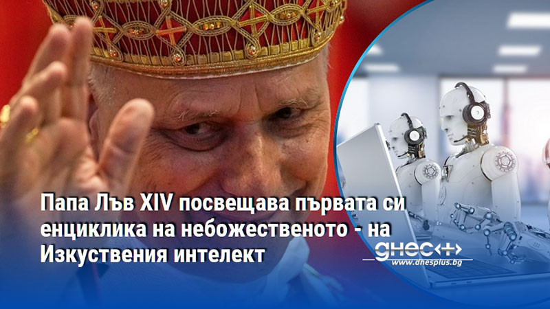 Папа Лъв XIV посвещава първата си енциклика на небожественото - на Изкуствения интелект