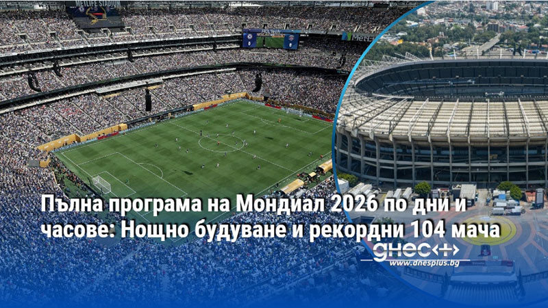 Пълна програма на Мондиал 2026 по дни и часове: Нощно будуване и рекордни 104 мача