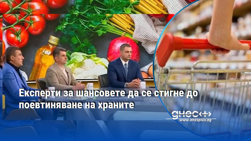 Експерти за шансовете да се стигне до поевтиняване на храните