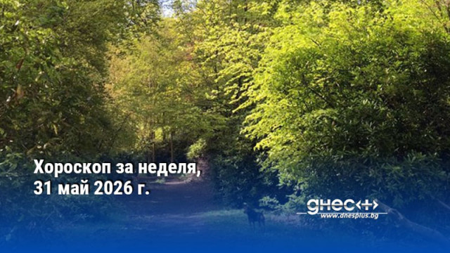 Хороскоп за неделя, 31 май 2026 г.