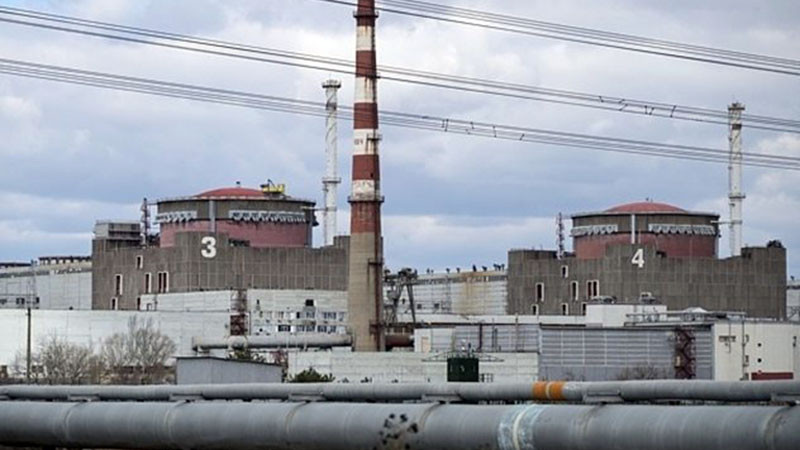 Нанесени са щети на турбинната зала на Запорожката АЕЦ от удара с дрон