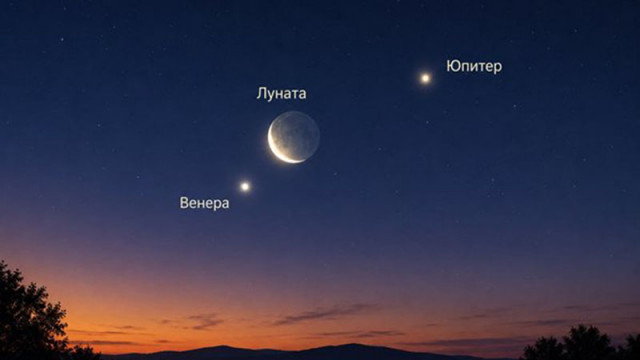 Любителите астрономи ще могат да наблюдават при ясно небе видимото