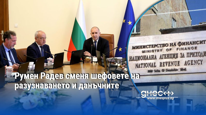 Румен Радев сменя шефовете на разузнаването и данъчните