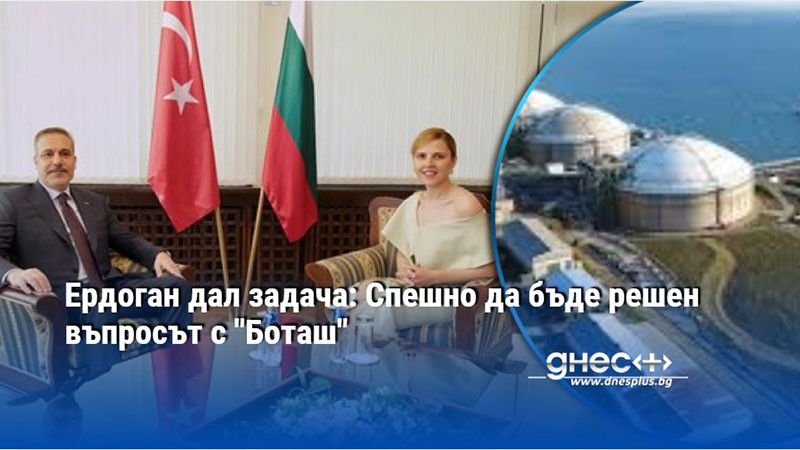 Ердоган дал задача: Спешно да бъде решен въпросът с "Боташ"