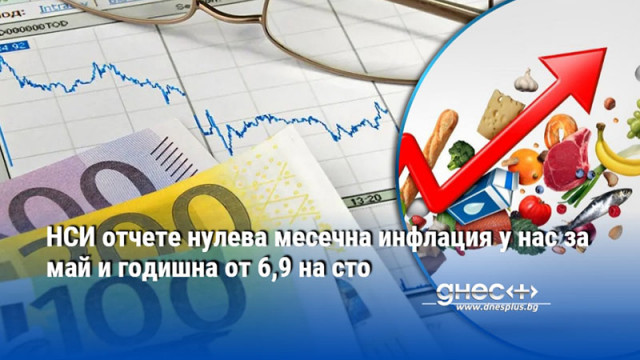 Средногодишната инфлация за периода юни 2025 май 2026 г спрямо