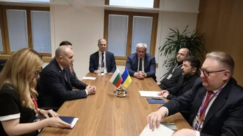 Радев се срещна със Зеленски по негова молба. Говориха си за дронове и енергетика
