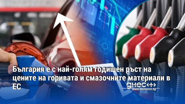 България е с най-голям годишен ръст на цените на горивата и смазочните материали в ЕС