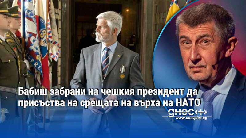 Бабиш забрани на чешкия президент да присъства на срещата на върха на НАТО