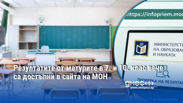 Министерството на образованието и науката публикува резултатите от националното външно