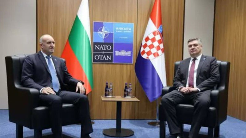Премиерът Румен Радев се срещна с президента на Хърватия Зоран Миланович