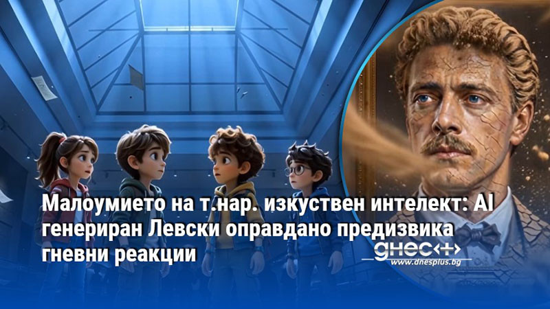 Малоумието на т.нар. изкуствен интелект: AI генериран Левски оправдано предизвика гневни реакции