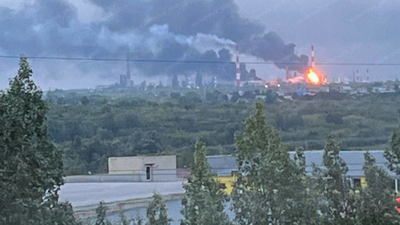 Украински дронове атакуваха голяма рафинерия в Самарска област