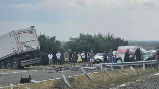 След катастрофата на АМ Тракия в района на Карнобат при