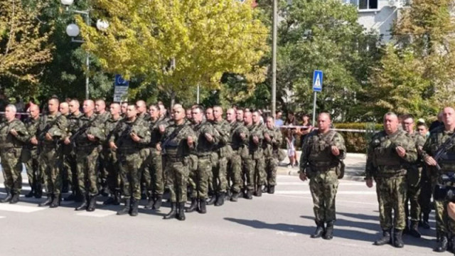 Тържествена церемония по изпращане на военно формирование от Въоръжените сили