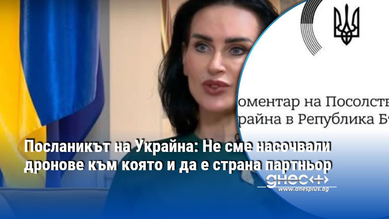 Посланикът на Украйна: Не сме насочвали дронове към която и да е страна партньор
