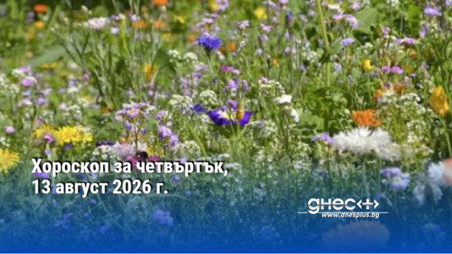 Хороскоп за четвъртък, 13 август 2026 г.