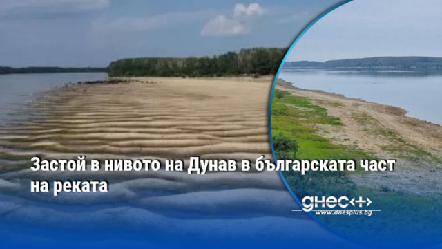 Застой в нивото на Дунав в българската част на реката