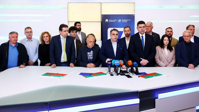 Лидерите на ПП и ДБ подкрепиха Гюров, партиите се събират за официално "Да"