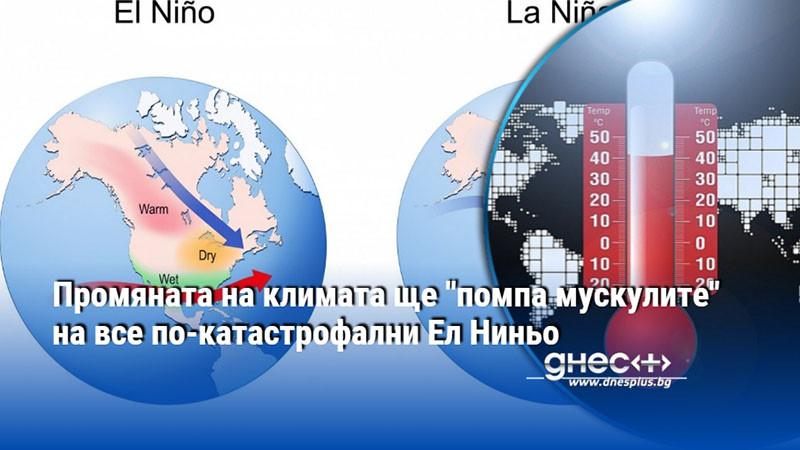 Промяната на климата ще "помпа мускулите" на все по-катастрофални Ел Ниньо