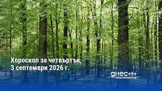 Хороскоп за четвъртък, 3 септември 2026 г.