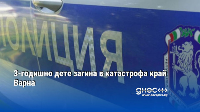3-годишно дете загина в катастрофа край Варна