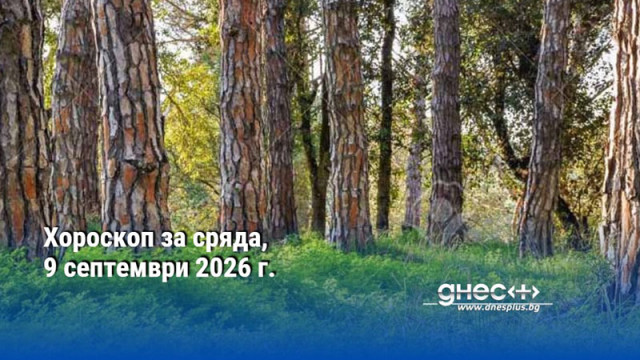 Хороскоп за сряда, 9 септември 2026 г.