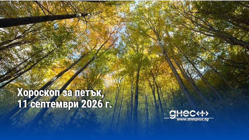 Хороскоп за петък, 11 септември 2026 г.