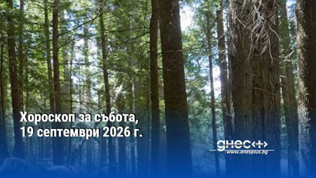 Хороскоп за събота, 19 септември 2026 г.