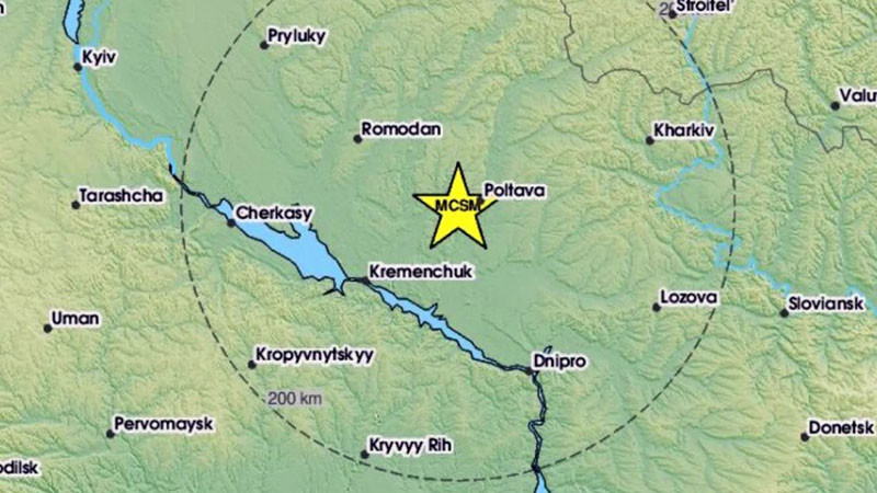Земетресение от 4, 2 по Рихтер разтърси Украйна