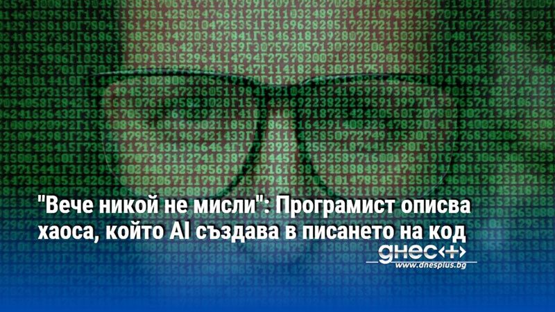 "Вече никой не мисли": Програмист описва хаоса, който AI създава в писането на код