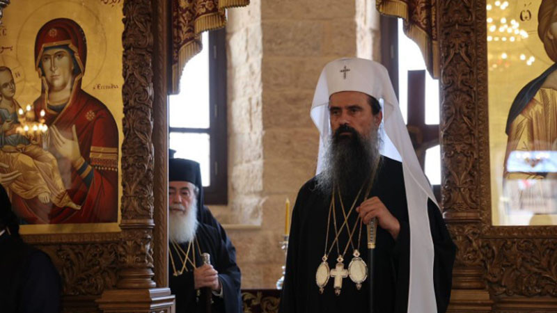 Патриарх Даниил посети свещения град Мадаба в Йордания