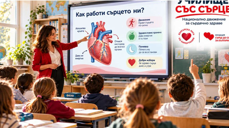 Училища и детски градини във Варна се включват в национална програма за сърдечно здраве