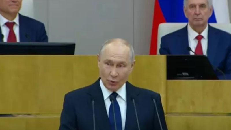 Путин пред Държавна дума: Никой не може да сломи руския народ