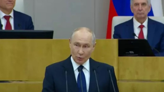 Путин пред Държавна дума: Никой не може да сломи руския народ