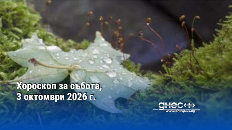 Хороскоп за събота, 3 октомври 2026 г.
