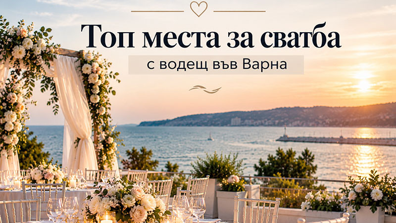Топ места за сватба с водещ във Варна