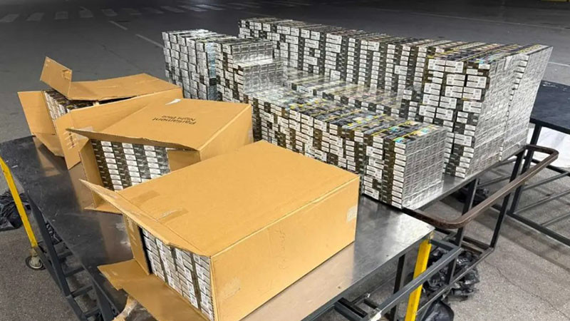 Откриха близо 129 000 контрабандни цигари в камион с плодове и зеленчуци