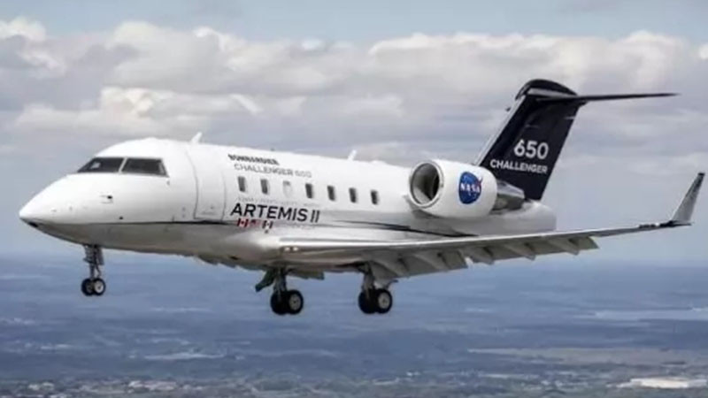Разузнавателен самолет на НАТО Bombardier ARTEMIS II е забелязан над Черно море