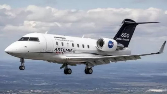 Разузнавателен самолет на НАТО Bombardier ARTEMIS II е забелязан над Черно море