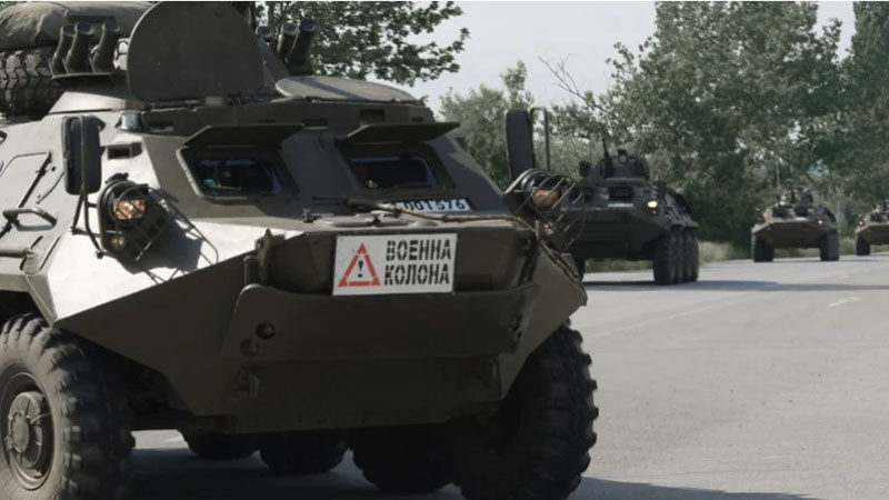 Военна техника на Сухопътните войски преминава по пътищата у нас