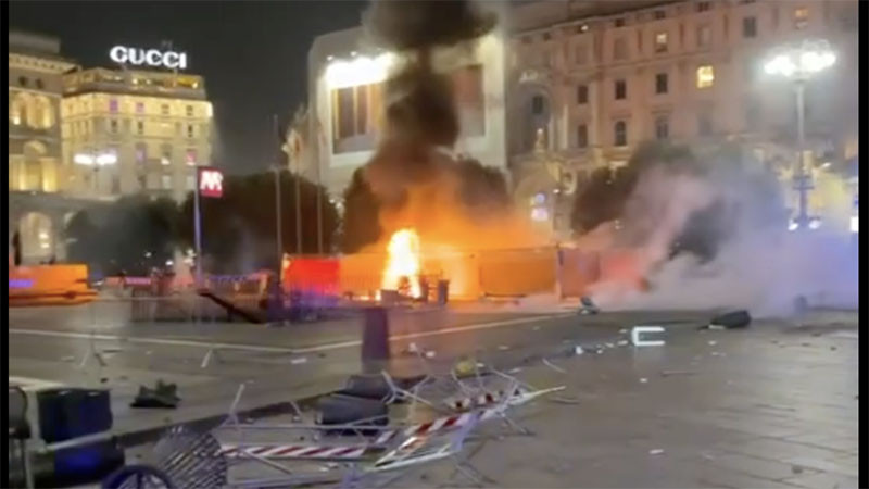 Национален протест срещу високите цени в Италия