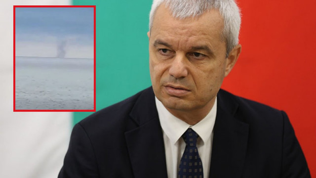 Костадинов показа видео от ударения кораб край нос Калиакра